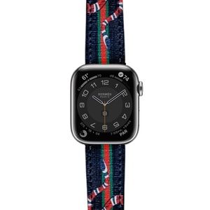 BLACK FRIDAY Designer Apple Watch Band Series 1 2 3 4 5 6 7 8 SE ULTRA SNAKE GG